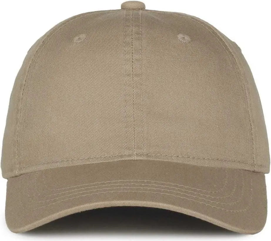 Oc Sports Gwt-111 Adjustable Strap Garment Wash Cotton Cap - Khaki - 6 3/8’’ - 7’’