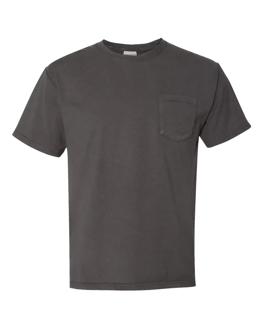 Comfortwash by Hanes Gdh150 Garment-dyed Pocket T-shirt - New Railroad Grey - Dark Gray / s