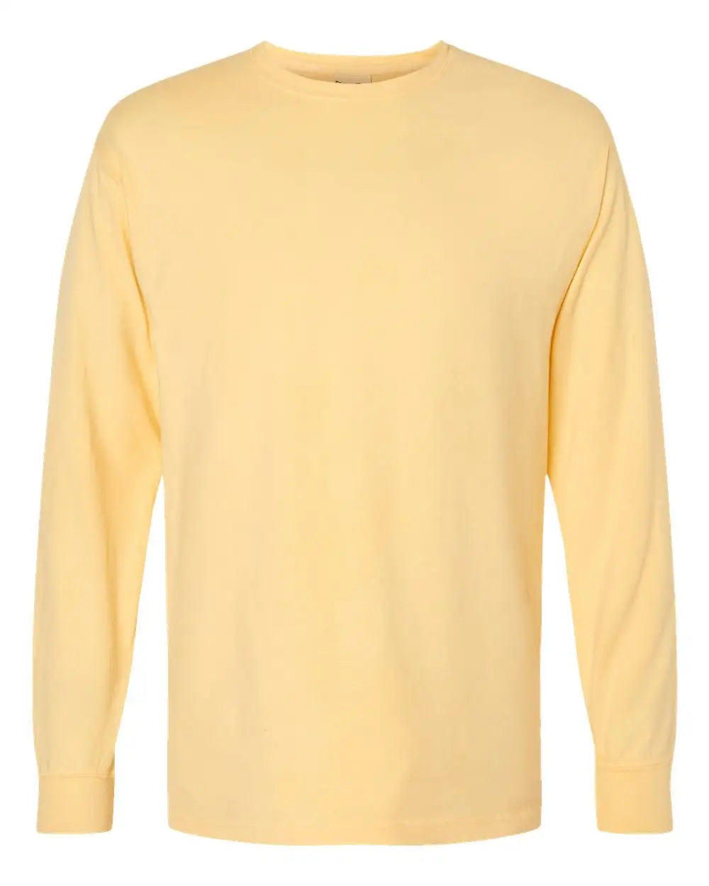 Comfortwash by Hanes Gdh200 Garment-dyed Long Sleeve T-shirt - Summer Squash Yellow - s