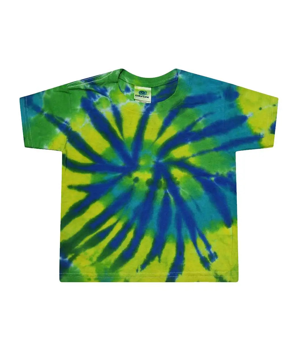 Colortone 1160 Toddler Tie-dyed T-shirt - Karma - Multi-colored / 4t