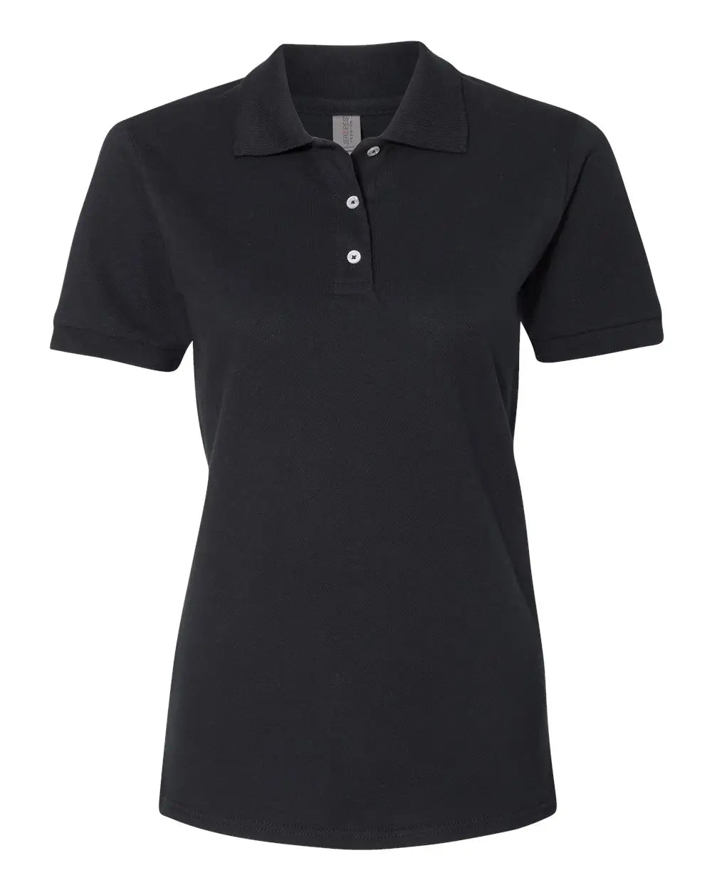Jerzees 443w Women’s 100% Ring-spun Cotton Piqué Polo - Black - s