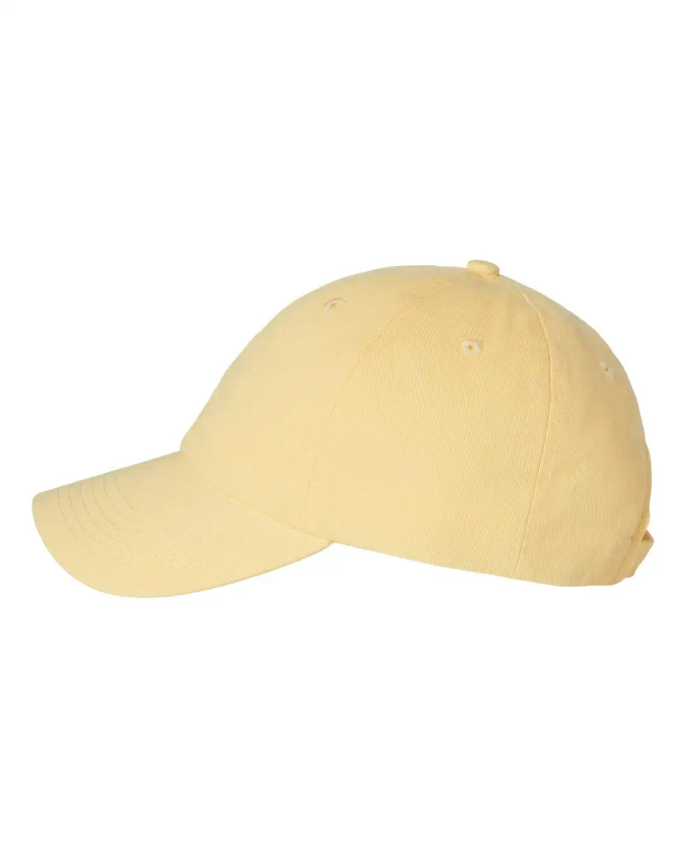 Valucap Vc300a Bio-washed Classic Dad Cap - Butter - one Size Fits Most