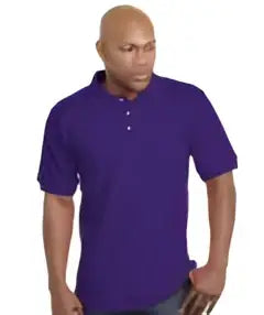 Bayside 1000 Usa-made Polo - Purple