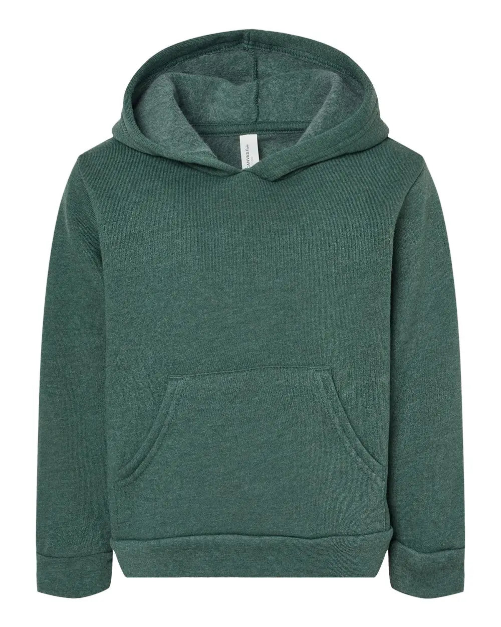 Bella + Canvas 3719t Toddler Sponge Fleece Pullover Hoodie - Heather Forest - 2t