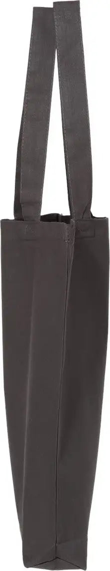 Q-tees Qtbg 12l Economical Tote - Charcoal - Dark Gray / one Size Fits Most