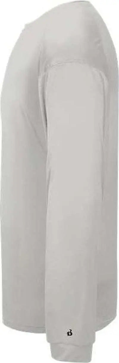 Badger Sport 2004 Ultimate Softlock Youth Long Sleeve Tee - Silver