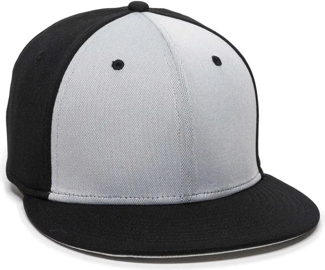 Oc Sports Tgs1930x Proflex Bamboo Charcoal Flat Visor Cap - Lt Gray Bk - Light Black / 6 3/8’’ - 3/4’’