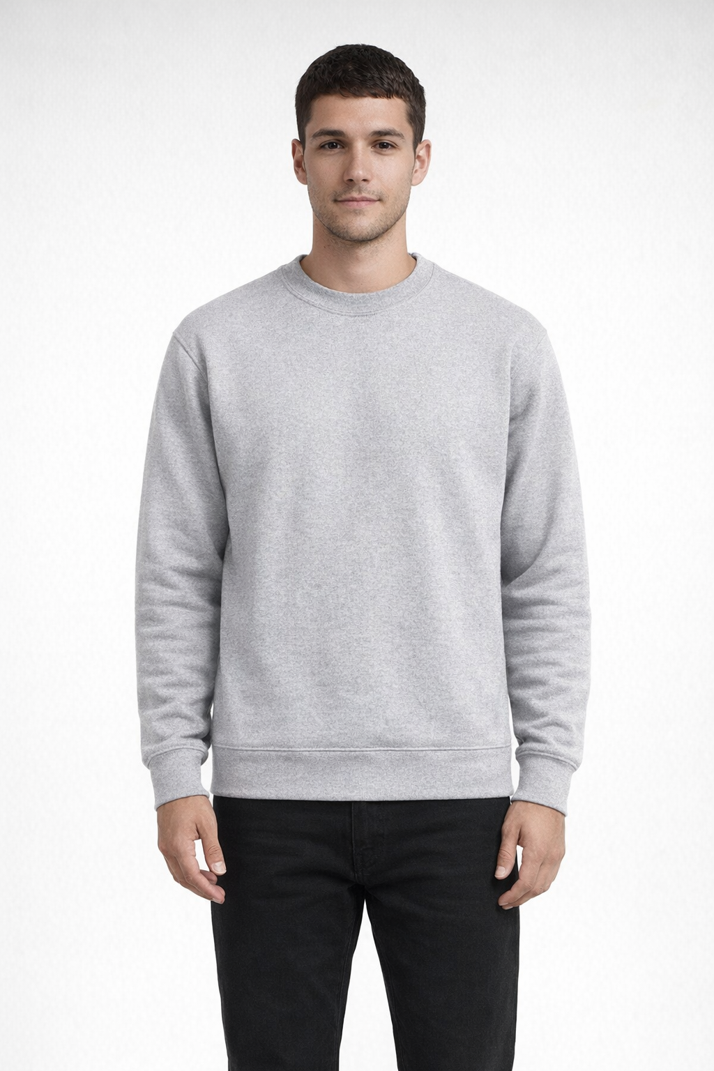 Gray PRO-WEAVE CREWNECK  229