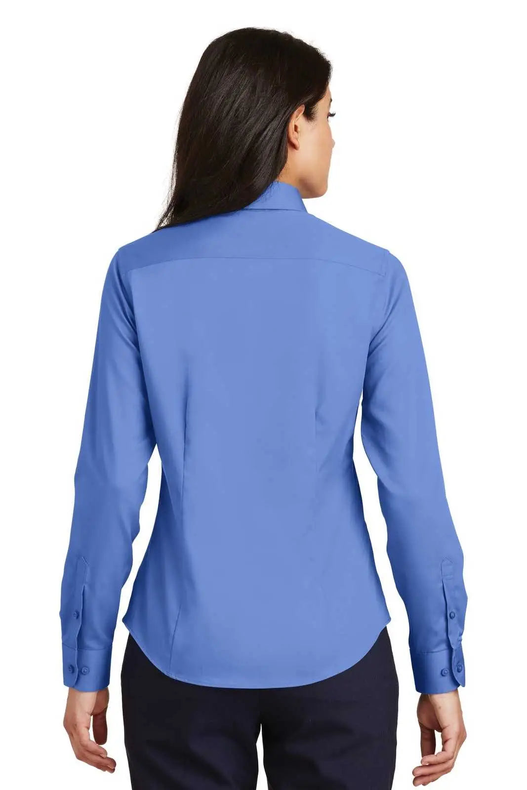 Port Authority L638 Ladies Non-iron Twill Shirt - Ultramarine Blue