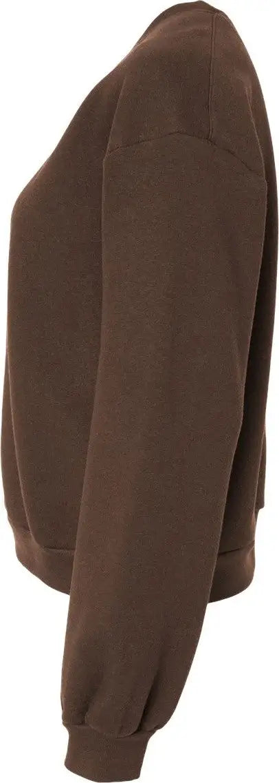 American Apparel Rf494 Reflex Women’s Fleece Crewneck Sweatshirt - Brown