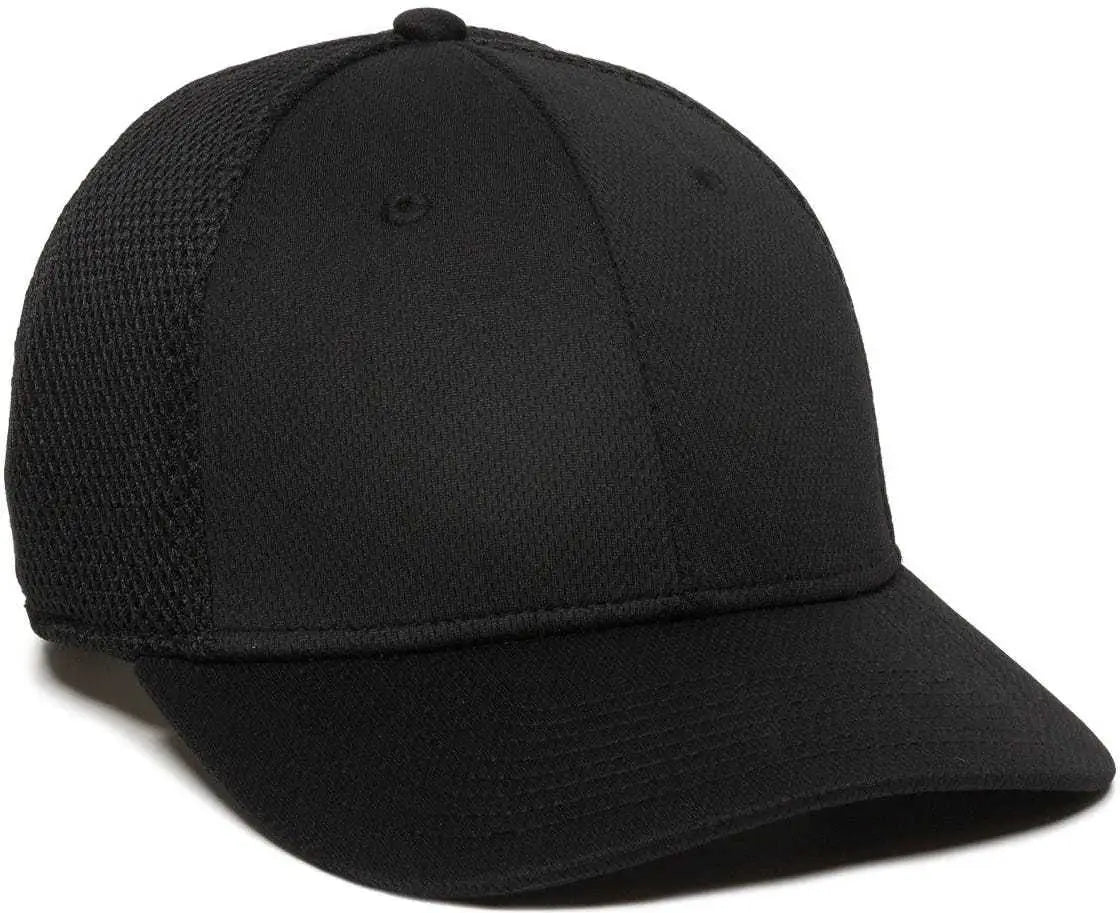 Oc Sports Mws1125 Proflex Fit Sandwich Mesh Ball Cap - Black - 6 3/4’’ - 7 1/8’’
