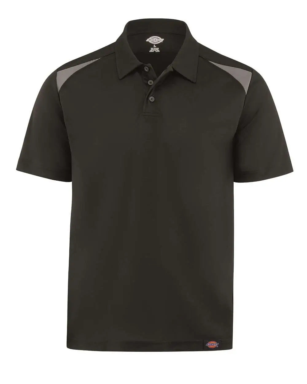 Dickies Ls66 Team Performance Short Sleeve Work Shirt - Black Smoke