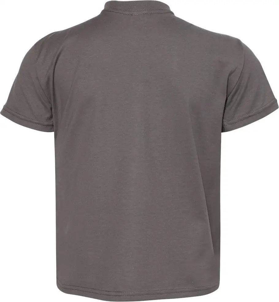 Hanes 498y Perfect-t Youth T-shirt - Smoke Grey - Gray / Xs