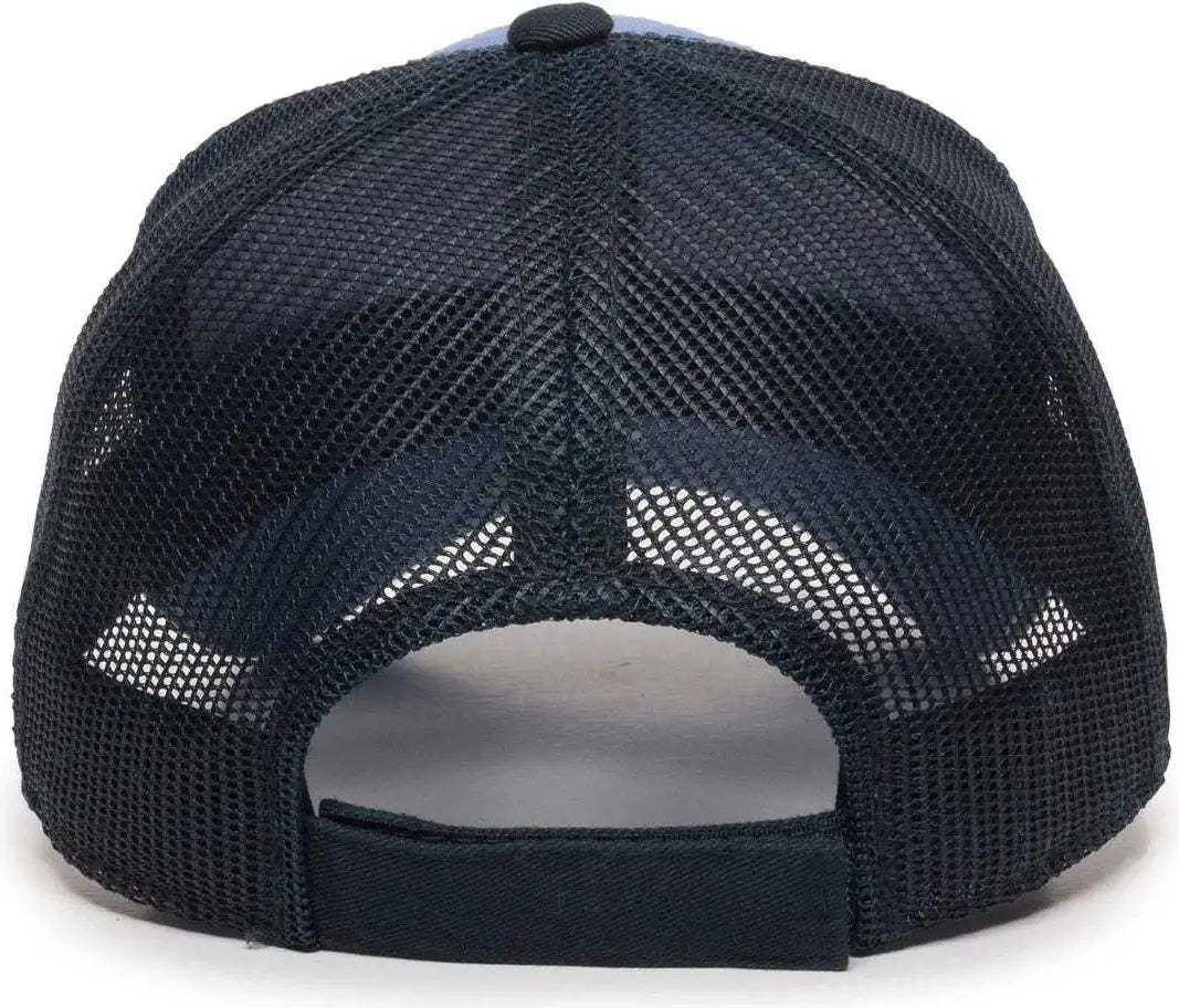 Oc Sports Gwt-101m Adjustable Mesh Back Cap - Bay Blue Navy - 6 7/8’’ - 7 1/2’’
