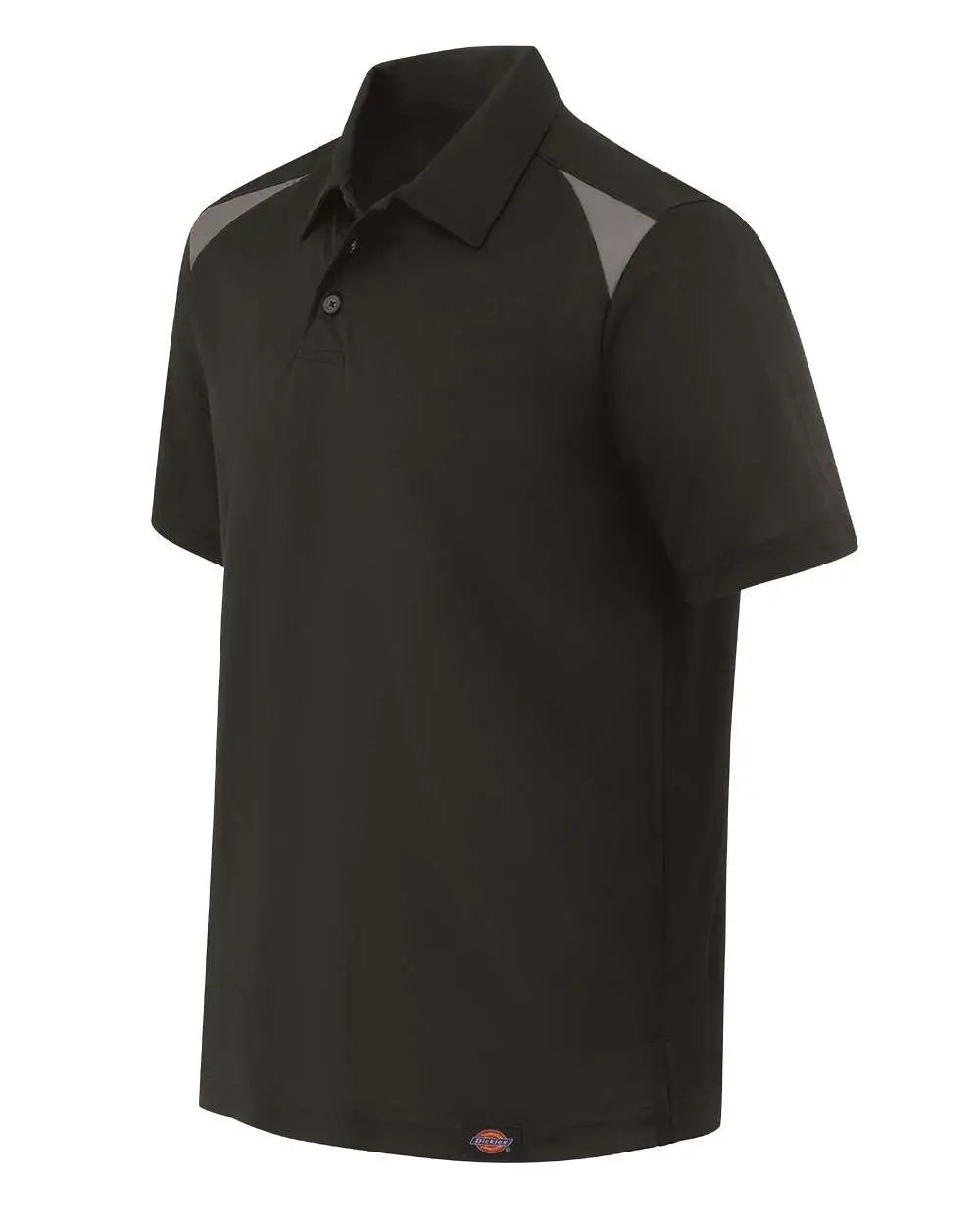 Dickies Ls66 Team Performance Short Sleeve Work Shirt - Black Smoke - Gray / s