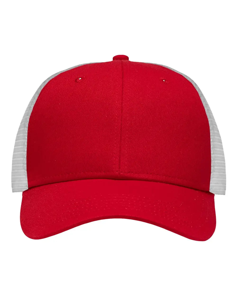 Sportsman Sp1450 Traditional Lo-pro Mesh Back Trucker Fit Cap - Chino Red White - Red/ / one Size Fits Most