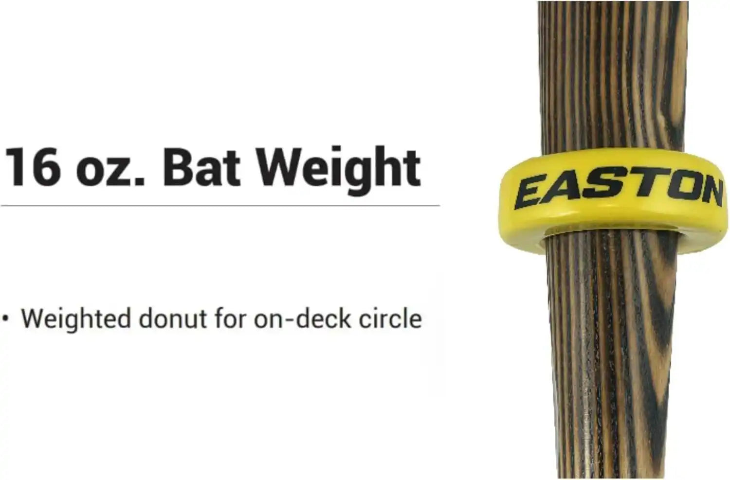 Easton 16oz Doughnut Bat Weight - Yellow - Blue