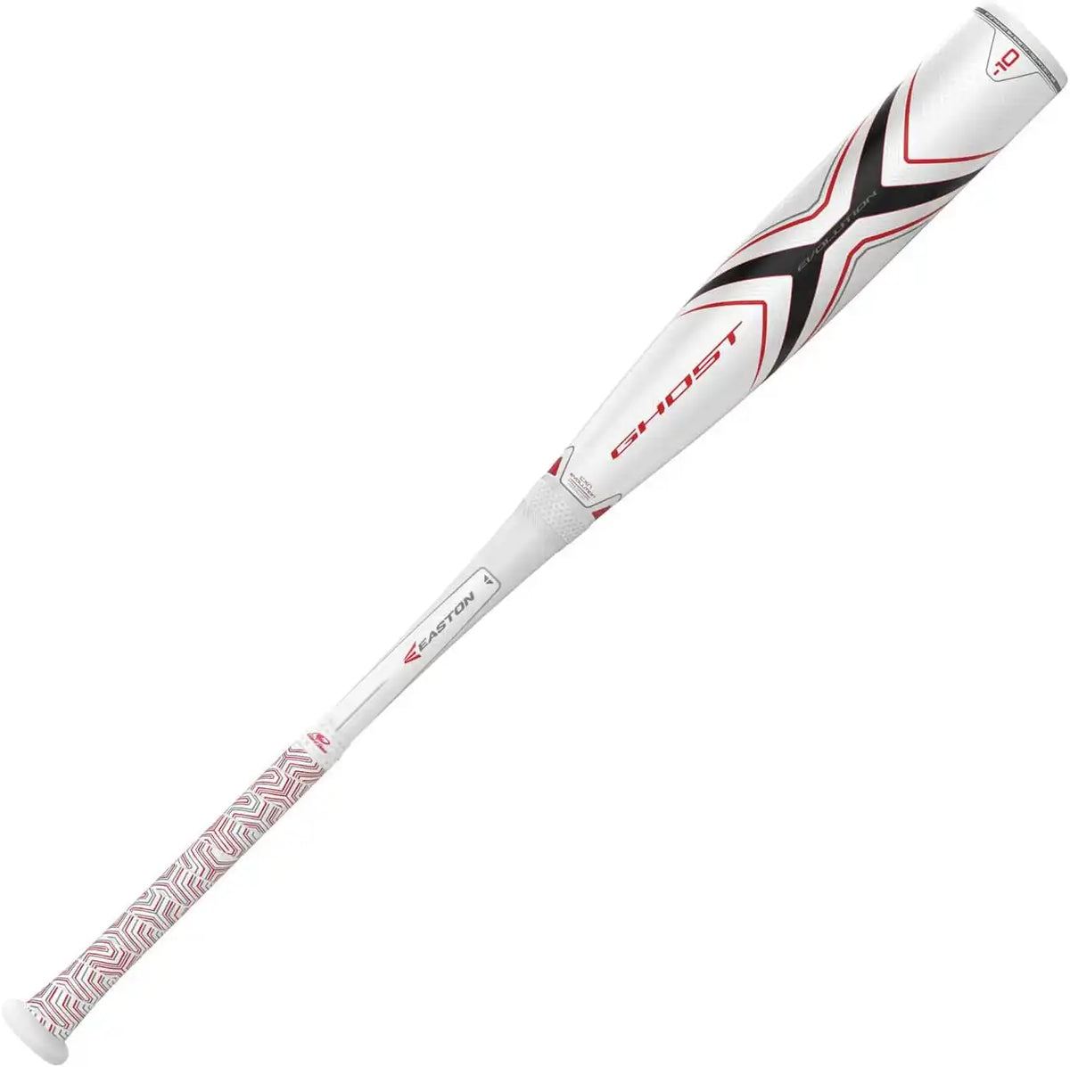 Easton 2019 Ghost (-10) Sr League 2 5/8’’ Bat - White Black - 28’’ - 18.0 Oz