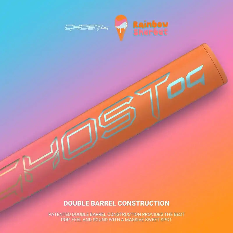 Easton 2025 Ghost Og Rainbow Sherbet (-10) Fastpitch Bat Efp5ghrs10 - Blue Pink Orange
