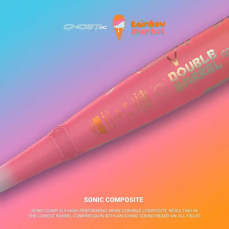 Easton 2025 Ghost Og Rainbow Sherbet (-10) Fastpitch Bat Efp5ghrs10 - Blue Pink Orange