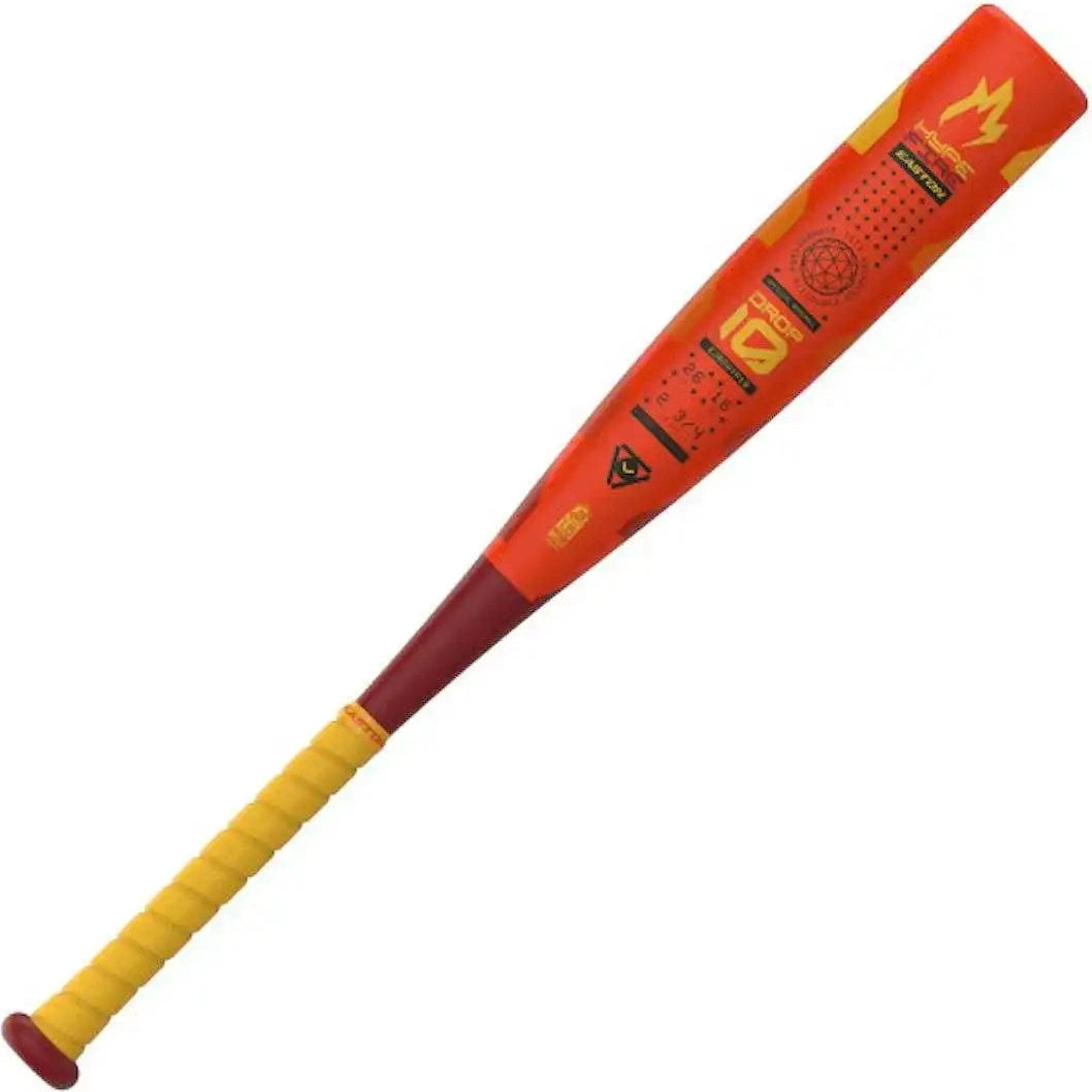 Easton 2025 Hype Fire (-10) Usssa Baseball Bat Eut5hyp10 - Yellow Orange