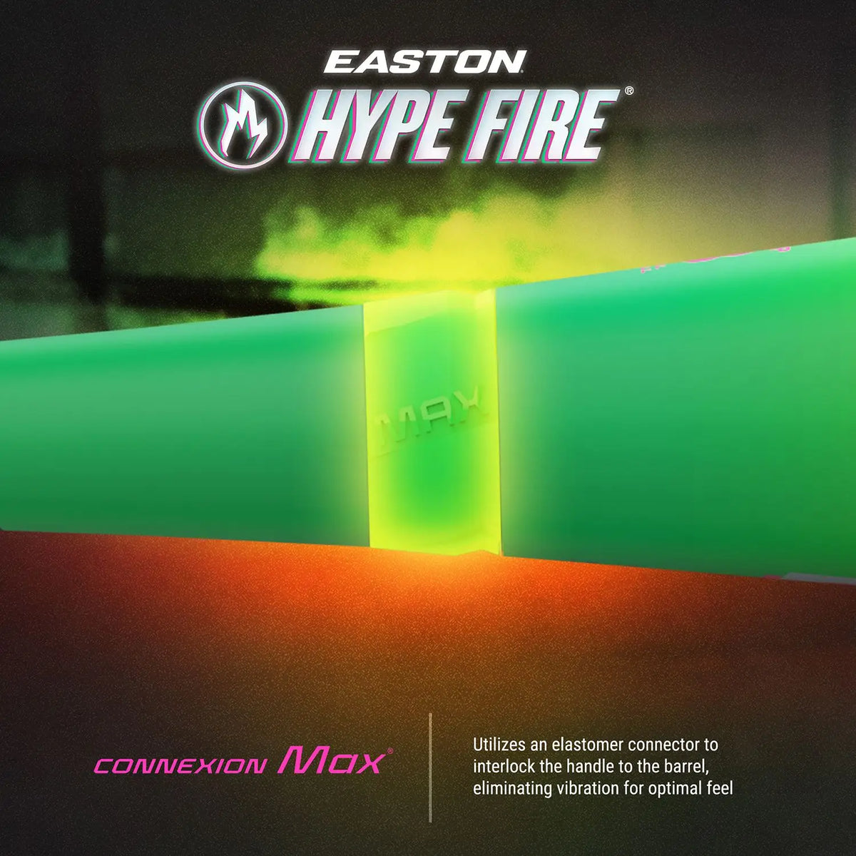 Easton 2026 Hype Fire (-10) Usa Approved 2 5/8’’ Bat Eus6hyp10 - Green Pink