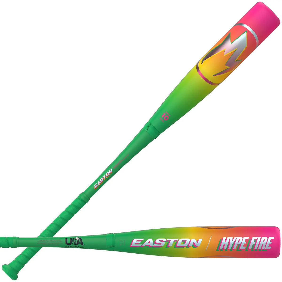 Easton 2026 Hype Fire (-10) Usa Approved 2 5/8’’ Bat Eus6hyp10 - Green Pink