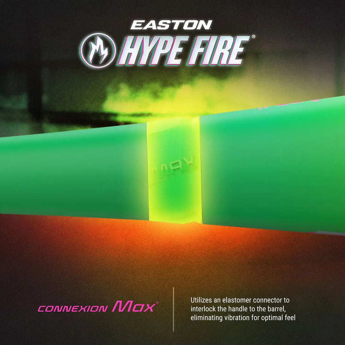 Easton 2026 Hype Fire (-11) Usa Approved 2 5/8’’ Bat Eus6hyp11 - Green Pink