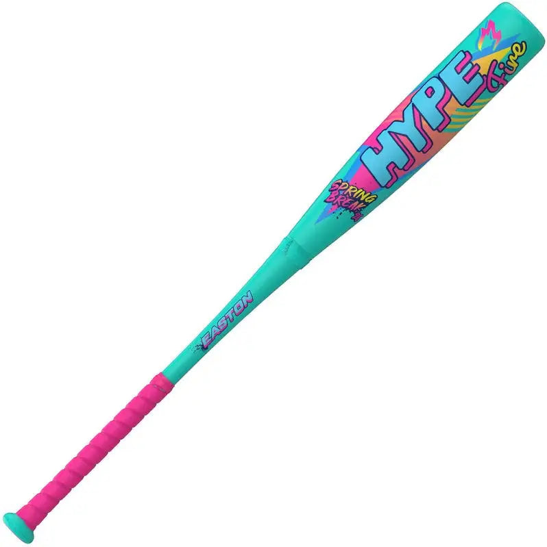 Easton 2026 Hype Fire Spring Break Edition (-11) Usa Approvedl Bat Eus6sbm11 - Teal Blue Pink Yellow