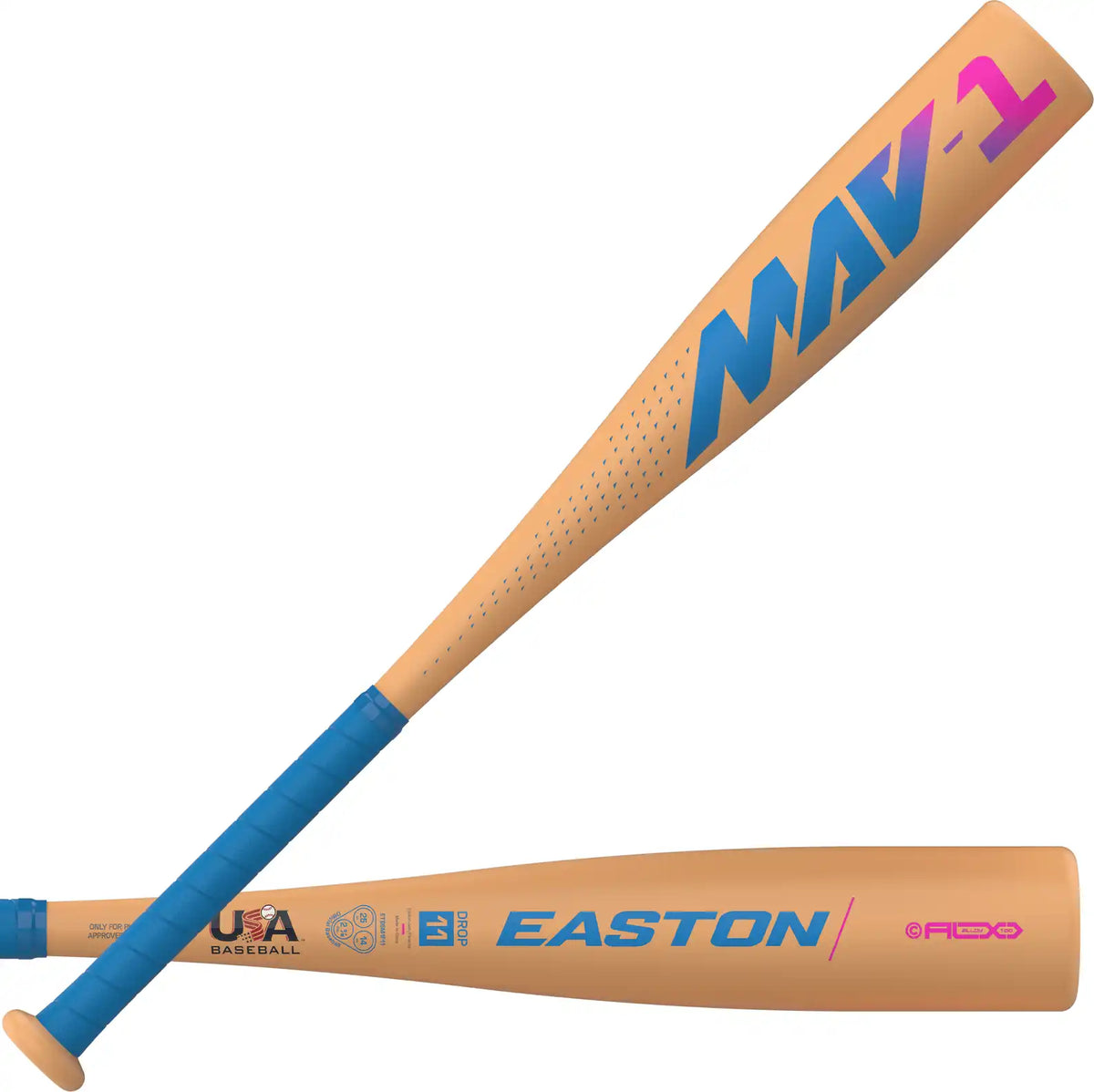 Easton 2026 Mav1 (11) Tee Ball Usa Approved Bat Etb6m1f11 Blue Orange