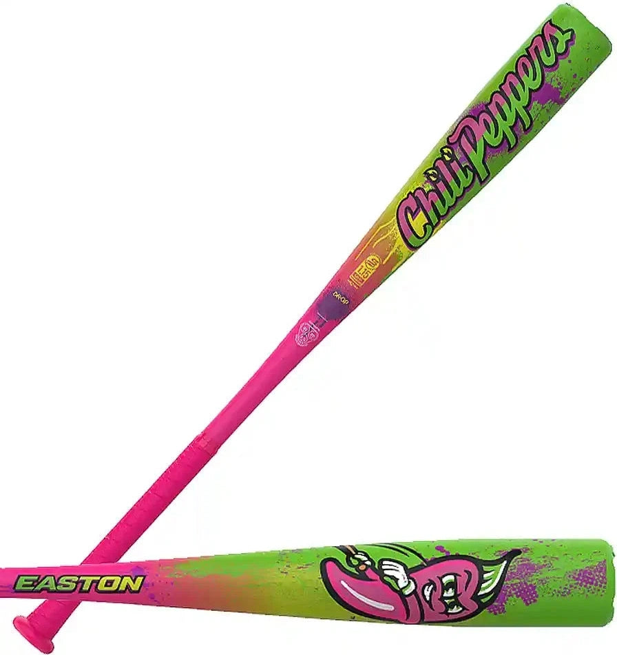 Easton 2027 Cosmic Chili Peppers (-10) Usssa Bat Eut7ccp10 - Hot Pink Green