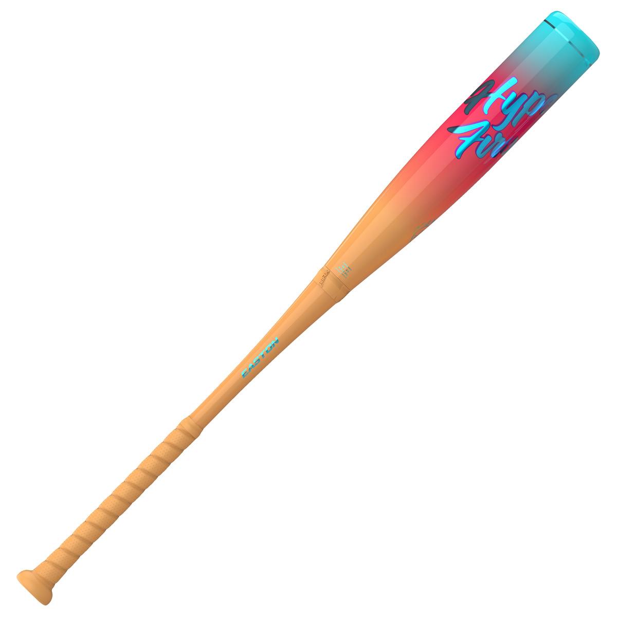 Easton 2027 Hype Fire (-10) Usa Approved 2 5/8’’ Bat Eus7hyp10 - Orange Pink Blue