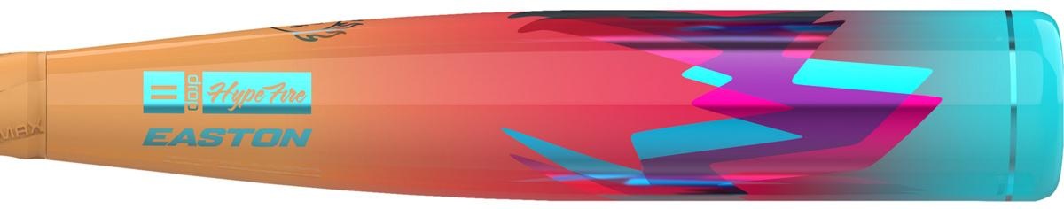 Easton 2027 Hype Fire (-11) Usa Approved 2 5/8’’ Bat Eus7hyp11 - Orange Pink Blue