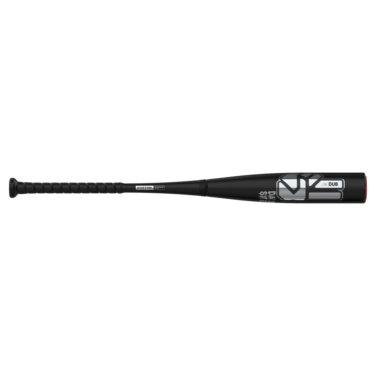 Easton 2027 the Dub Darkside (-10) Usssa Bat Eut7dbds10 - Black Silver Red