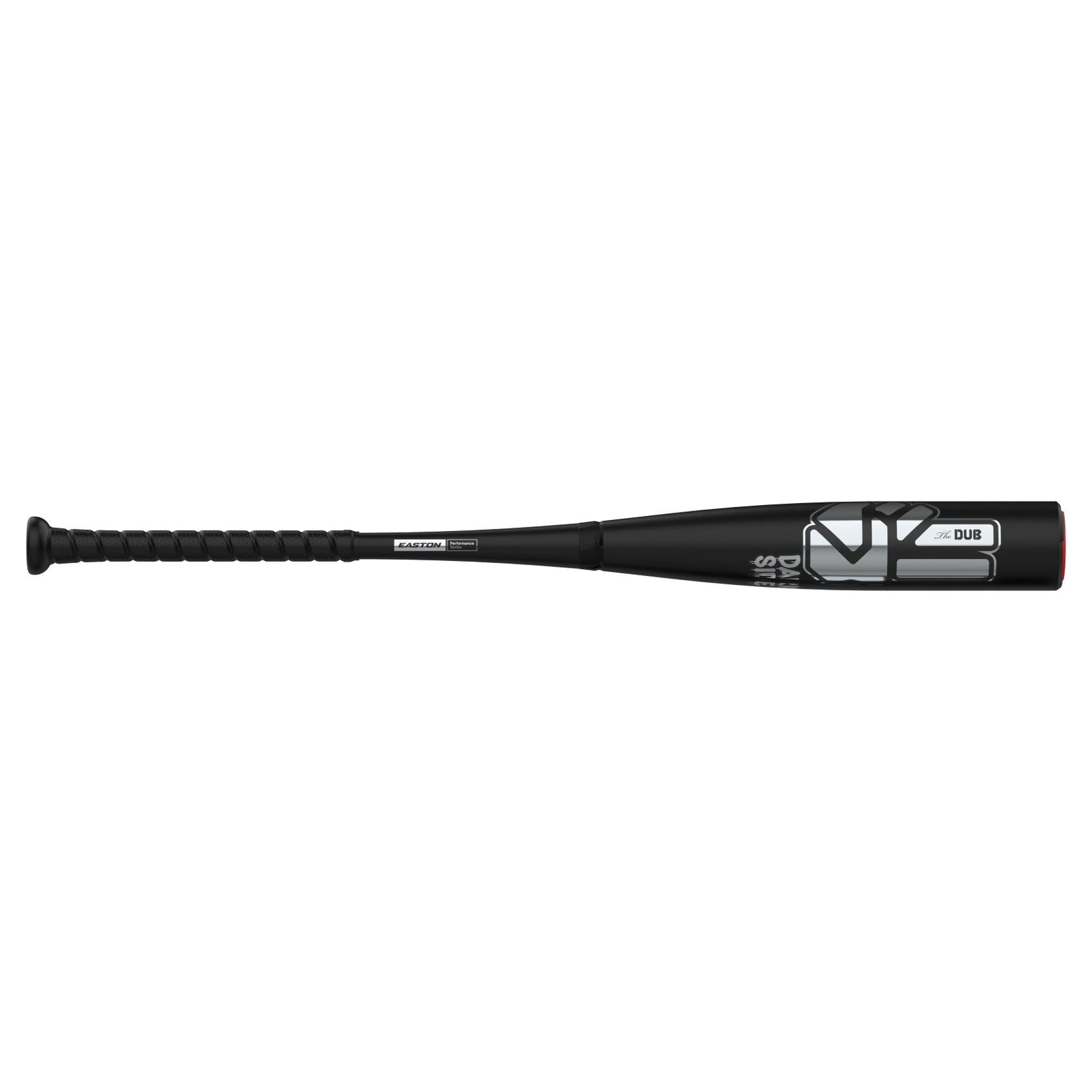 Easton 2027 the Dub Darkside (-10) Usssa Bat Eut7dbds10 - Black Silver Red