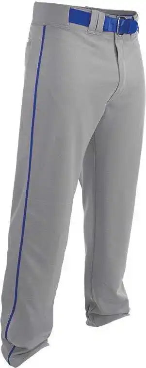 Easton Adult Rival 2 Piped Baseball Pants - Gray Royal