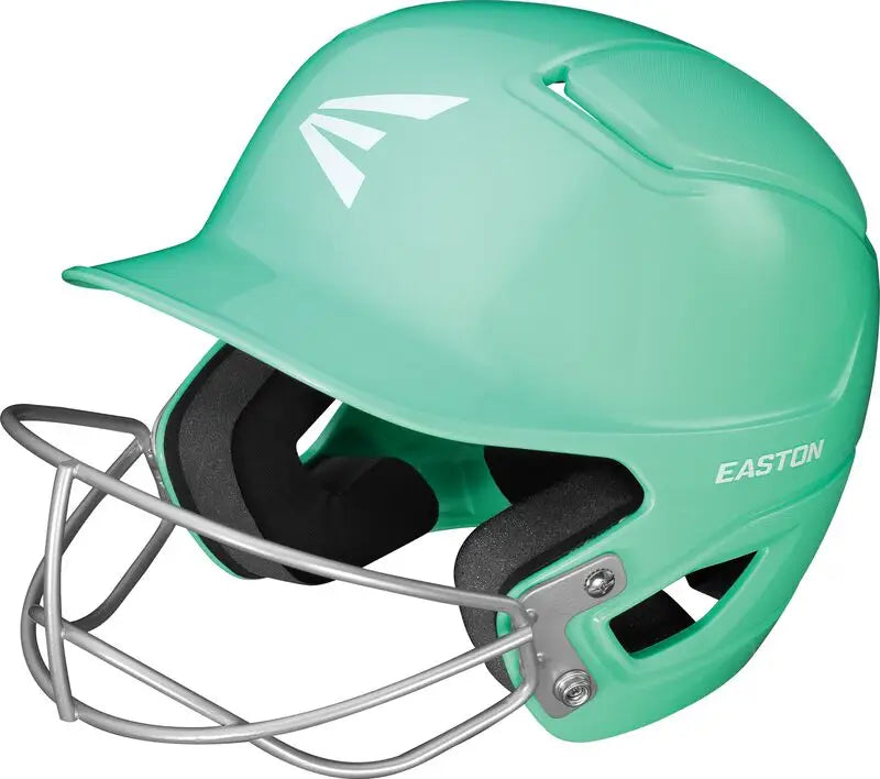 Easton Alpha Fastpitch Batting Helmet with Softball Mask - Mint Green