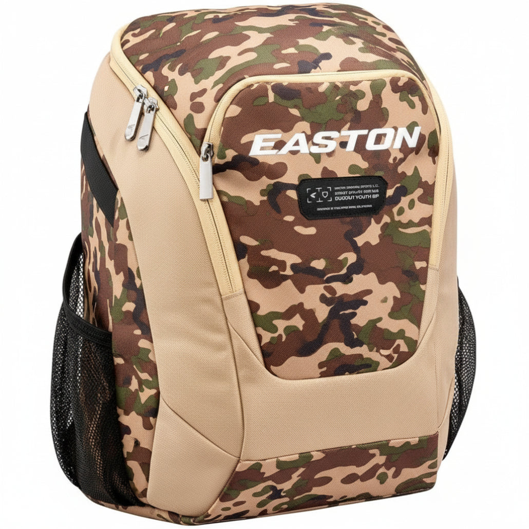 Easton Dugout Youth Backpack - Tan Camo