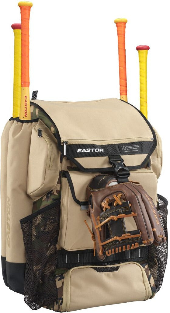 Easton Five Tool Phenom Backpack - Tan Army Camo