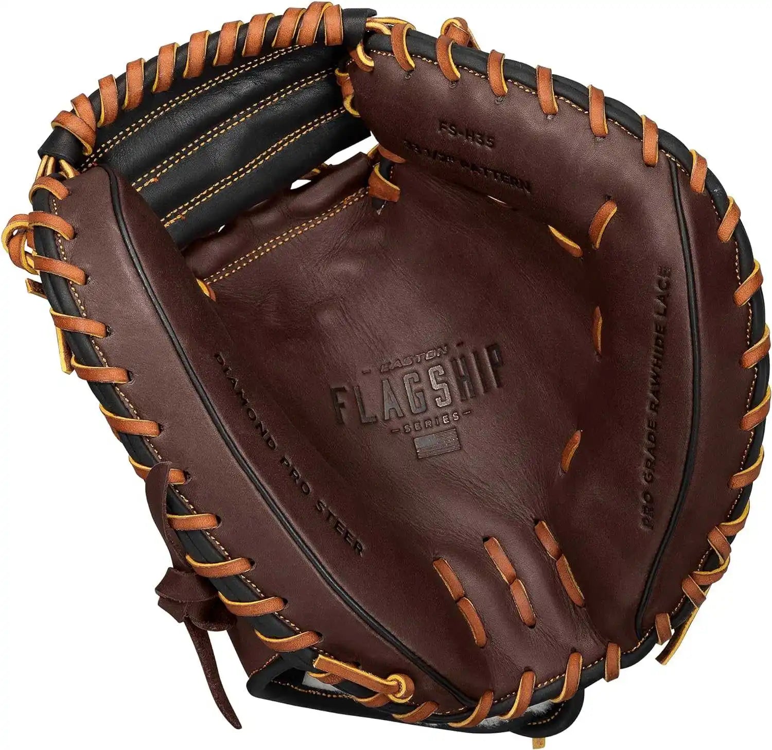 Easton Flagship Fs-h35 33.50’’ Catcher’s Mitt - Brown Tan - Right Throw