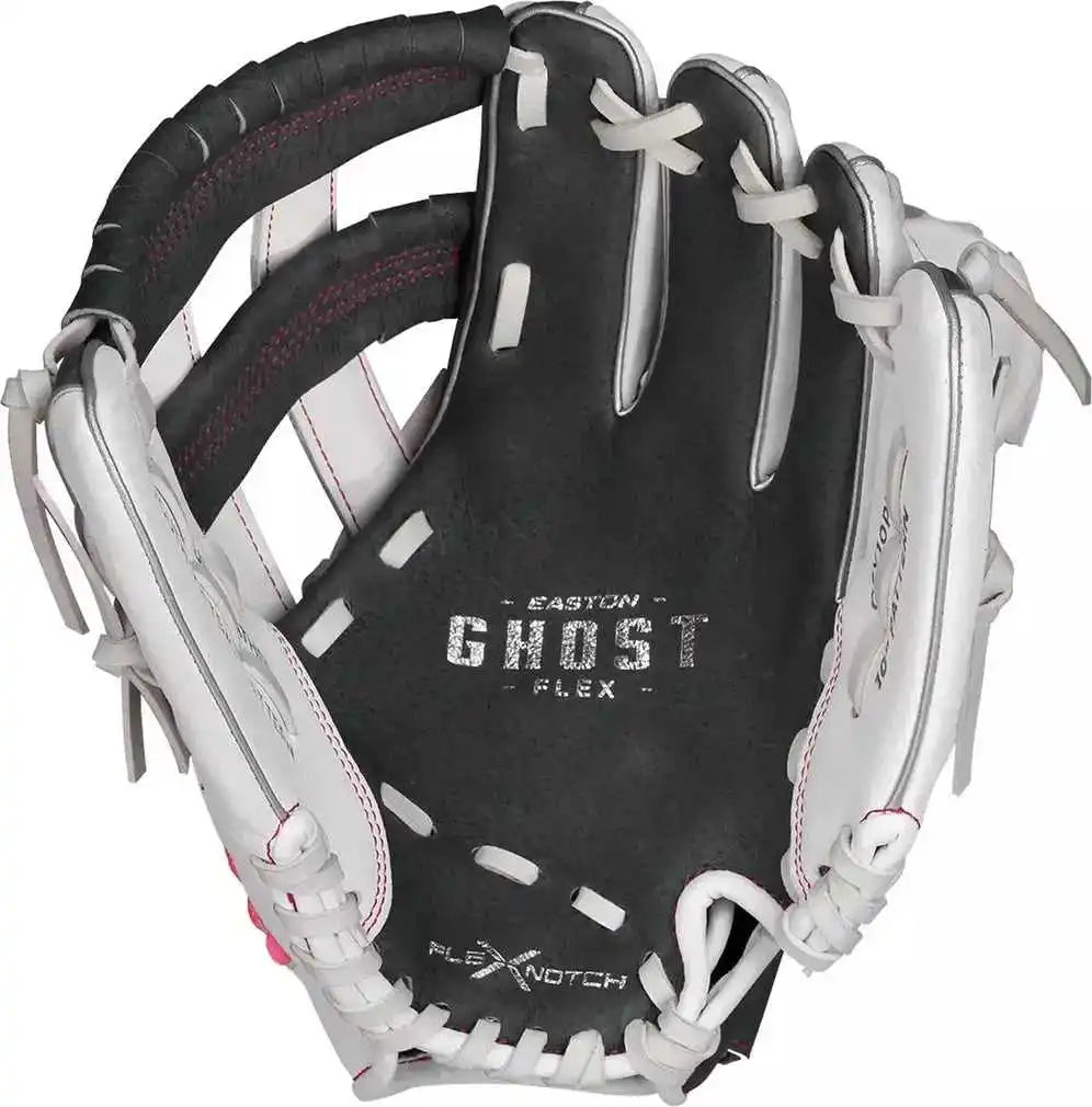 Easton Ghost Flex Youth Fastpitch 10.00’’ Infield Glove - White Dark Gray
