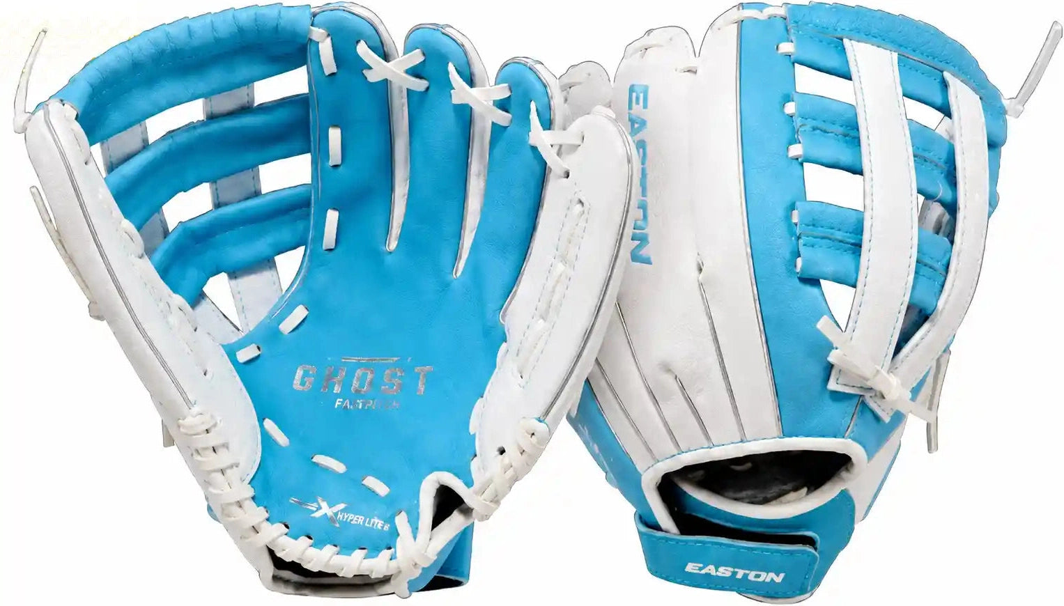 Easton Gost Flex Youth 12.00’’ Untility Glove Gfy12cbw - Columbia Blue - White / Right Throw