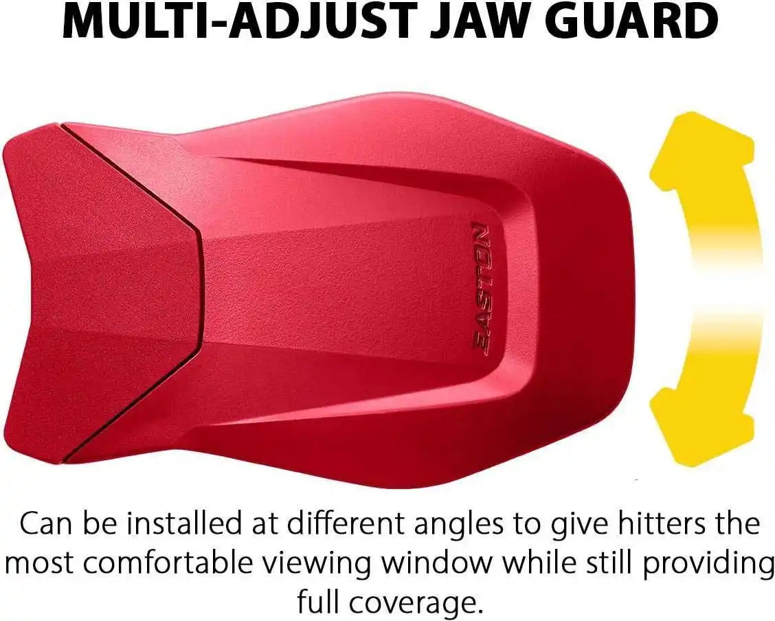 Easton Helmet Multi-adjust Matte Jaw Guard - White