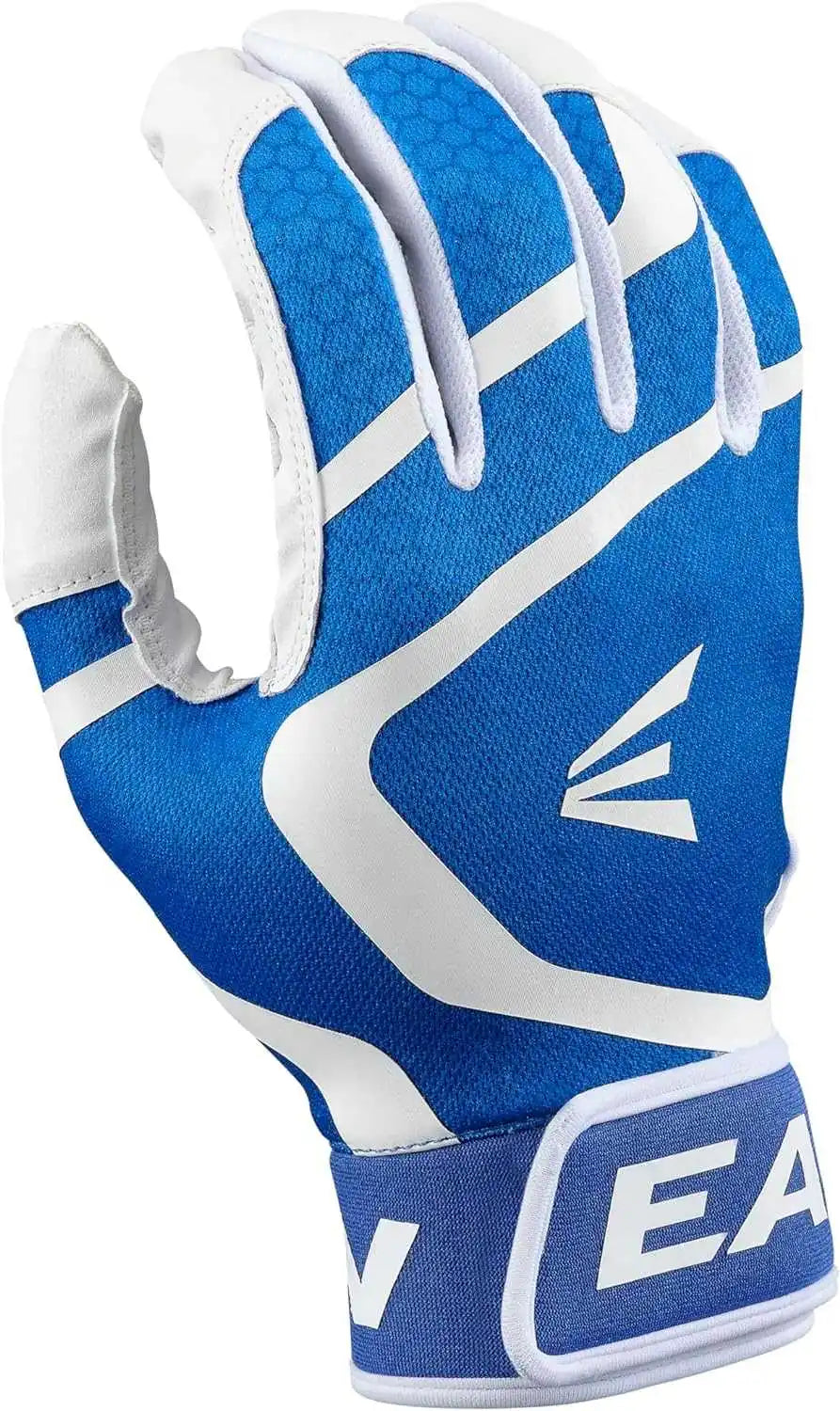 Easton Mav Gt Youth Batting Gloves - White Royal