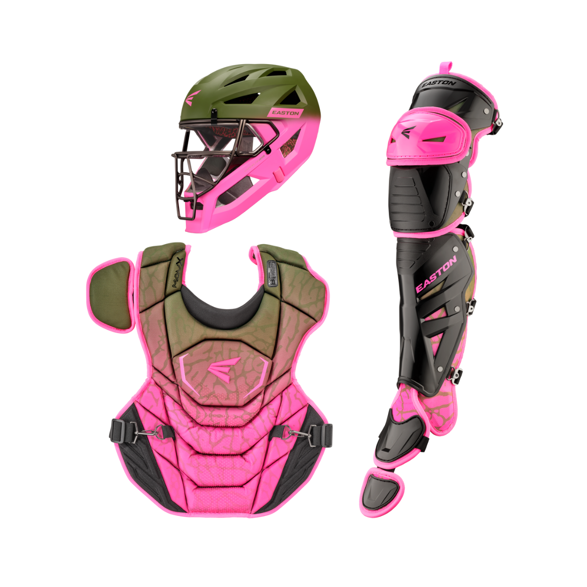Easton Mav x Catchers Kit Large - Military Green Pink - l