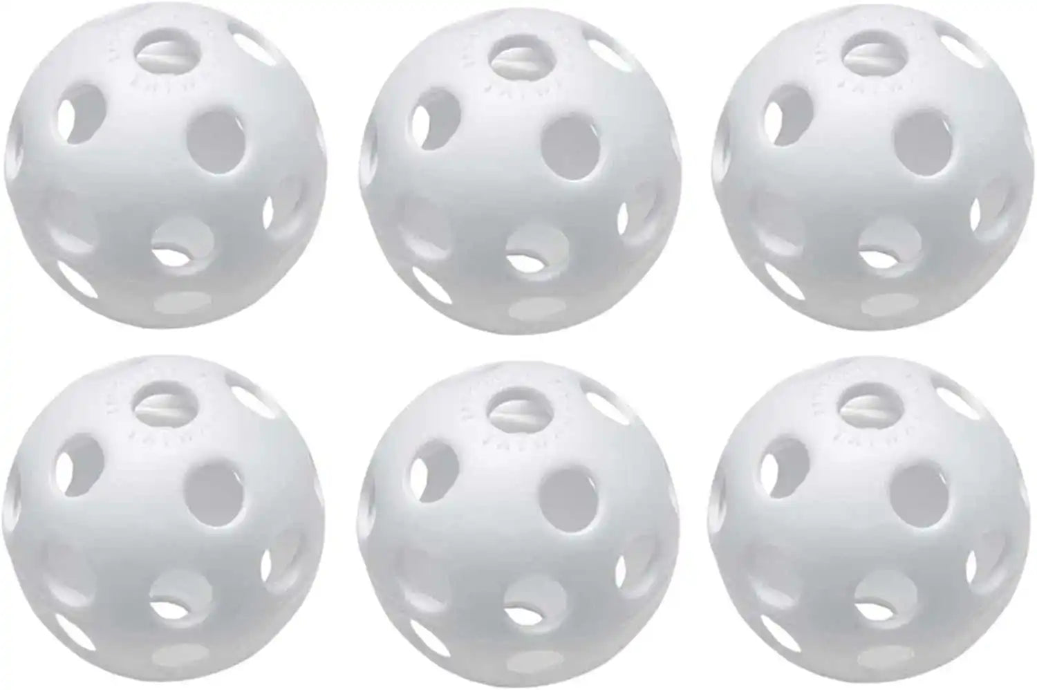 Easton Plastic 9’’ Training Balls (6 Pk) - White