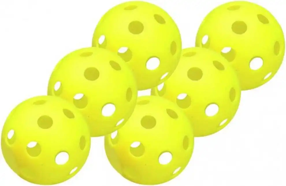 Easton Plastic 9’’ Training Balls (6 Pk) - Yellow
