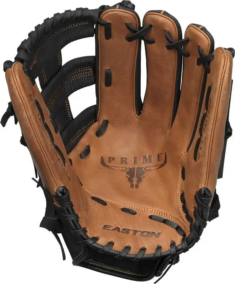 Easton Prime Slowpitch Softball 12.50’’ Utility Glove Psp125 - Black Tan