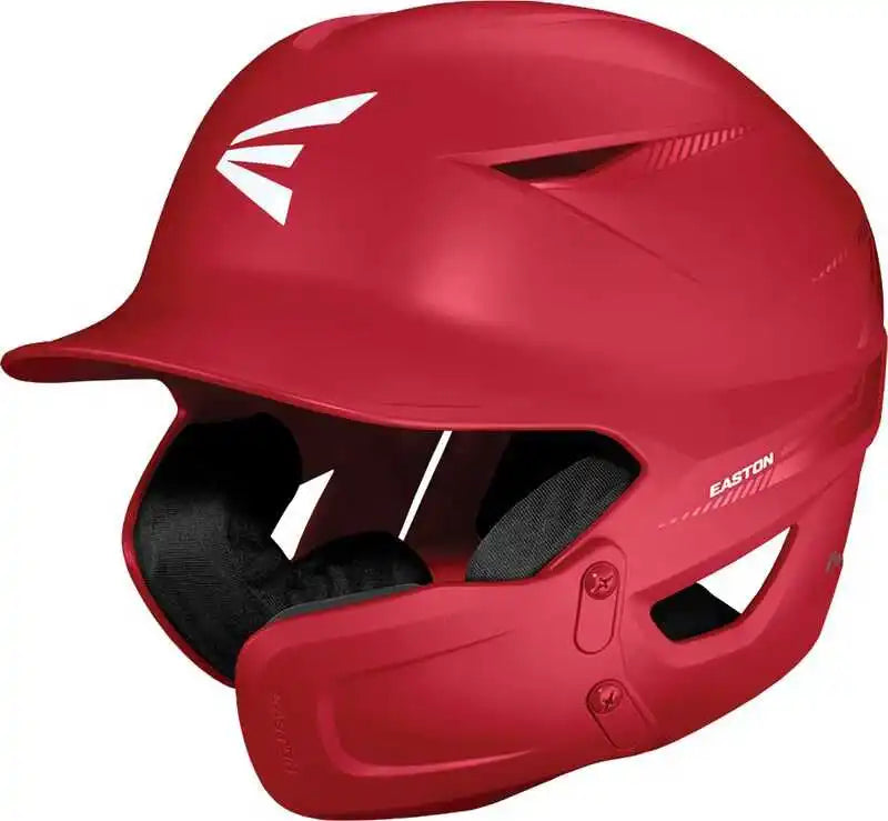 Easton Pro Max Batting Helmet with Universal Jaw Guard - Red