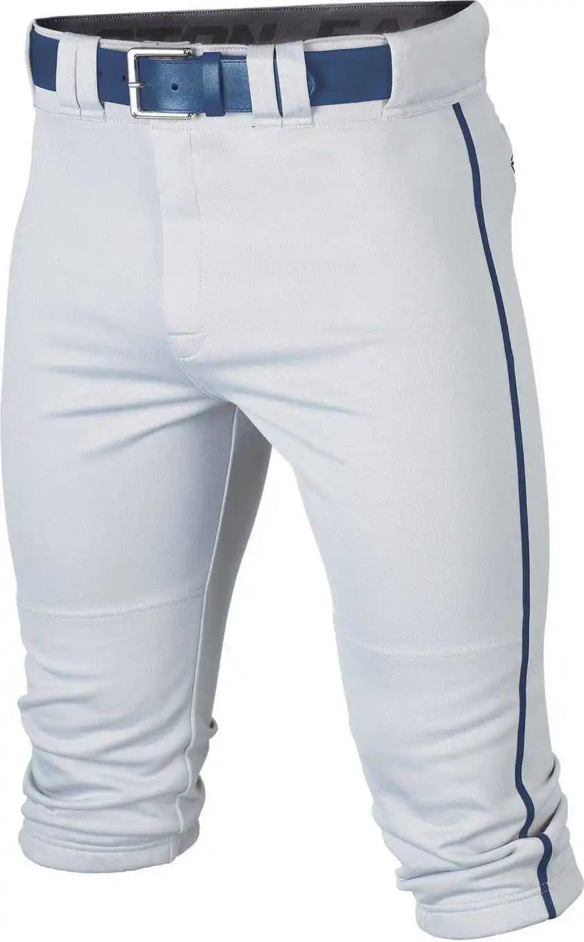 Easton Rival + Piped Knicker Baseball Pant - White Navy
